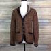 Anthropologie Jackets & Coats | Anthro Hwr Monogram Boucle Sweater Jacket | Color: Brown | Size: S