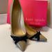 Kate Spade Shoes | Kate Spade Thea Patent Pump | Color: Black/Cream | Size: 10