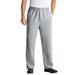 Men's Big & Tall Knockarounds® Full-Elastic Waist Pants in Twill or Denim by KingSize in Light Grey (Size 4XL 38)