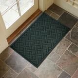 Matterly Waterhog Lattice Indoor Outdoor Door Mat Synthetics in Black | 0.375" H x 36" W x 24" D | Wayfair 20783590023