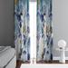 Deja Blue Studios Mushroom Floral Semi-Sheer Curtain Panels Metal | 52 H in | Wayfair WC00100-4052