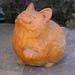 Nichols Bros. Stoneworks Happy Fat Kitten Statue Concrete in Gray | 6.5 H x 4.5 W x 7 D in | Wayfair GNKF-AG