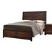Red Barrel Studio® Audree Low Profile Standard Bed Metal in Brown/Red | 55 H x 63 W x 87 D in | Wayfair 352637317AAD4DC5B8FAA0F219A9EBAF