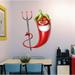 Trinx Pepper Devil Wall Decal Vinyl in Gray | 46 H x 65 W in | Wayfair ED290E73474A4FC38F5F71FD7F98205D