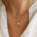 Anthropologie Jewelry | 3/$30 Restocked! Simple Leaf Necklace Pendant Cute Boho | Color: Gold | Size: Gold