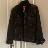 Levi's Jackets & Coats | Levi Denim Jacket | Color: Black/White | Size: M