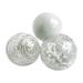 Orren Ellis 3 Piece Alamdaar Sphere Set Glass in Gray/White | 6 H x 18 W x 6 D in | Wayfair 279974F9C70642FFB71A579A4AF70E3A