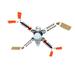 Anaheim Ducks Team Split Stick Ceiling Fan