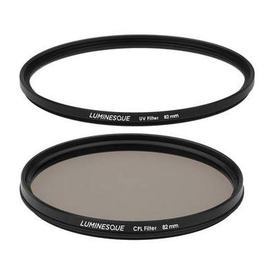 Luminesque 82mm Circular Polarizer and UV Slim PRO Filter Kit UVS-CPKS82