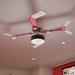 Detroit Red Wings Split Stick Team Home Ceiling Fan