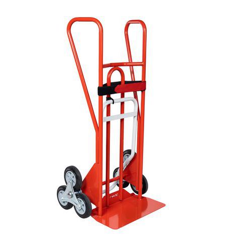 Diable 3 Roues En Étoile 250 Kg - Roue Caoutchouc - Bavette Mixte - Fimm