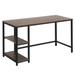 Costway 47"/55" Computer Desk Office Study Table Workstation Home with Adjustable Shelf Coffee-L