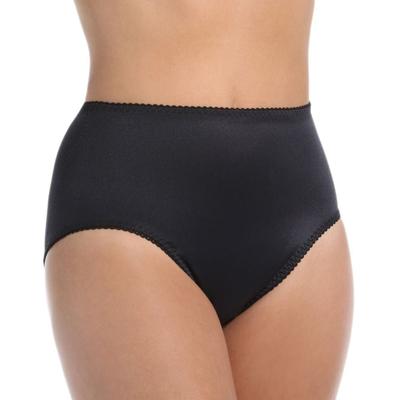 Plus Size Women's Light Shaping High Leg Panty Brief by Rago in Black (Size 3X)