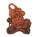 Bungalow Rose Feng Shui Wu Lou w/ Fishes & Lotus Sculpture Resin in Brown/Gray | 8 H x 7 W x 5 D in | Wayfair DE2998B6967F47308D343B659D38ADF3