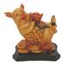 Bungalow Rose Chinese Zodiac Rooster Figurine Resin in Yellow | 3 H x 3 W x 2 D in | Wayfair 08A7B49510274D4DB6672F780925C479