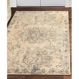 White 31 x 0.3 in Area Rug - Bungalow Rose Albata Oriental Ivory Area Rug Polypropylene | 31 W x 0.3 D in | Wayfair