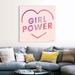 Mercer41 Girl Power III by Seven Trees Design - Textual Art on Canvas Canvas | 48 H x 48 W x 1.25 D in | Wayfair 00E5D2DEC7AB423886292D18AD517963