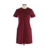 Kendall & Kylie Casual Dress: Burgundy Dresses - Women's Size X-Small