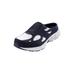 Wide Width Men's KingSize Slip-on Sneaker by KingSize in Navy White (Size 10 1/2 W)