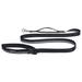 Strolls Tether Leash with Traffic Handle in Reflective Black for Dogs, Small, 72" L