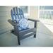 Three Posts™ Hartington Adirondack Chair Plastic/Resin in Black | 35 H x 29 W x 36 D in | Wayfair CCB7D7D717E340AC8D5B04046E86A5F6