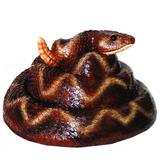 Trinx Rattler Snake Resin Statue Resin/Plastic | 4.5 H x 7.5 W x 7.5 D in | Wayfair 4FDF5BE0333F4E53BD5605090FE31A33