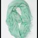 Anthropologie Accessories | Anthropologie Shimmer Dusted Loop Scarf | Color: Blue/Green | Size: Os