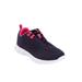 Wide Width Women's CV Sport Eddie Sneaker by Comfortview in Navy Raspberry Sorbet (Size 12 W)