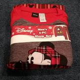 Disney Other | Host Pick!! Nwt ! Mens 2 Piece Sleep Set | Color: Gray/Red | Size: Xl