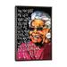 East Urban Home Maya Angelou - Graphic Art Print Canvas/Metal in Black/Red | 26 H x 40 W x 1.5 D in | Wayfair 0F8722CEFFCA4B979D9C11EAC2475B39
