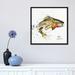 East Urban Home Jumping Trout Good by Dean Crouser - Painting Print Canvas in Green/White | 18 H x 18 W x 1.5 D in | Wayfair
