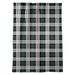 East Urban Home New York Fly Football Plaid Room Darkening Thermal Rod Pocket Single Curtain Panel Polyester in Green/Blue/White | 84 H in | Wayfair