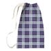 East Urban Home New York Fly Football Luxury Plaid Laundry Bag Fabric in Red/Gray/Blue | 29 H in | Wayfair 4CBB5AB5F34A4B37A5A2963390D68A90