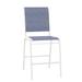 Telescope Casual Reliance Stacking Patio Dining Side Chair Sling in White | 46 H x 21 W x 28 D in | Wayfair 8L9621401