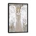 East Urban Home Farmhouse Guardian Angel by Ashley Bradley - Painting Print Canvas/Paper in Gray/White | 26 H x 18 W x 1.5 D in | Wayfair