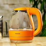 OVENTE 1.5 qt. Electric Tea Kettle Glass/Plastic in Orange | 9.3 H x 6 W x 8 D in | Wayfair KG83O