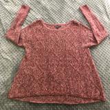 American Eagle Outfitters Sweaters | American Eagle Cable Knit Sweater | Color: Red | Size: L