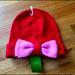 Kate Spade Accessories | Kate Spade Colorblock Bow Beanie Hat | Color: Pink | Size: Os