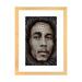 East Urban Home Bob Marley by Ben Heine - Graphic Art Print Paper, Wood in Black/Green | 24 H x 16 W x 1 D in | Wayfair