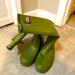 J. Crew Shoes | Green Wellies, Size 8 | Color: Green | Size: 8