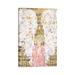 East Urban Home How Great Thou Art Blonde by Ashley Bradley - Painting Print Canvas in Brown/Green/Pink | 12 H x 8 W x 0.75 D in | Wayfair