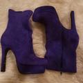 Jessica Simpson Shoes | Jessica Simpson Heel Boots | Color: Purple | Size: 7m