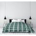 East Urban Home New York Fly Football Luxury Single Duvet Cover Microfiber, Polyester in Green/Gray/White | Queen Duvet Cover | Wayfair