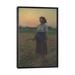 East Urban Home The Song of the Lark, 1884 by Jules Breton - Painting Print Canvas in Brown/Green | 26 H x 18 W x 1.5 D in | Wayfair