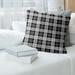 East Urban Home Las Vegas Football Luxury Square Pillow Cover, Spun Polyester in Gray/Black | 14 H x 14 W x 0.2 D in | Wayfair