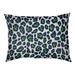 East Urban Home Seattle Throwback Football Outdoor Dog Pillow Polyester in Green/Blue/White | 4 H x 18 W x 28 D in | Wayfair