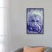 East Urban Home Einstein Ballpoint Pen by Ben Heine - Graphic Art Print Canvas in Gray/Indigo | 26 H x 18 W x 1.5 D in | Wayfair