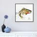 East Urban Home Jumping Trout Good by Dean Crouser - Painting Print Canvas in Green/White | 18 H x 18 W x 1.5 D in | Wayfair