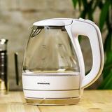 OVENTE 1.5 qt. Electric Tea Kettle Glass/Plastic in White | 9.3 H x 6 W x 8 D in | Wayfair KG83W