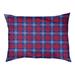 East Urban Home New England Football Luxury Indoor Pillow Metal in Red/Blue/White | 5 H x 40 W x 5 D in | Wayfair 85CEF015D35E45779674678F9499222D
